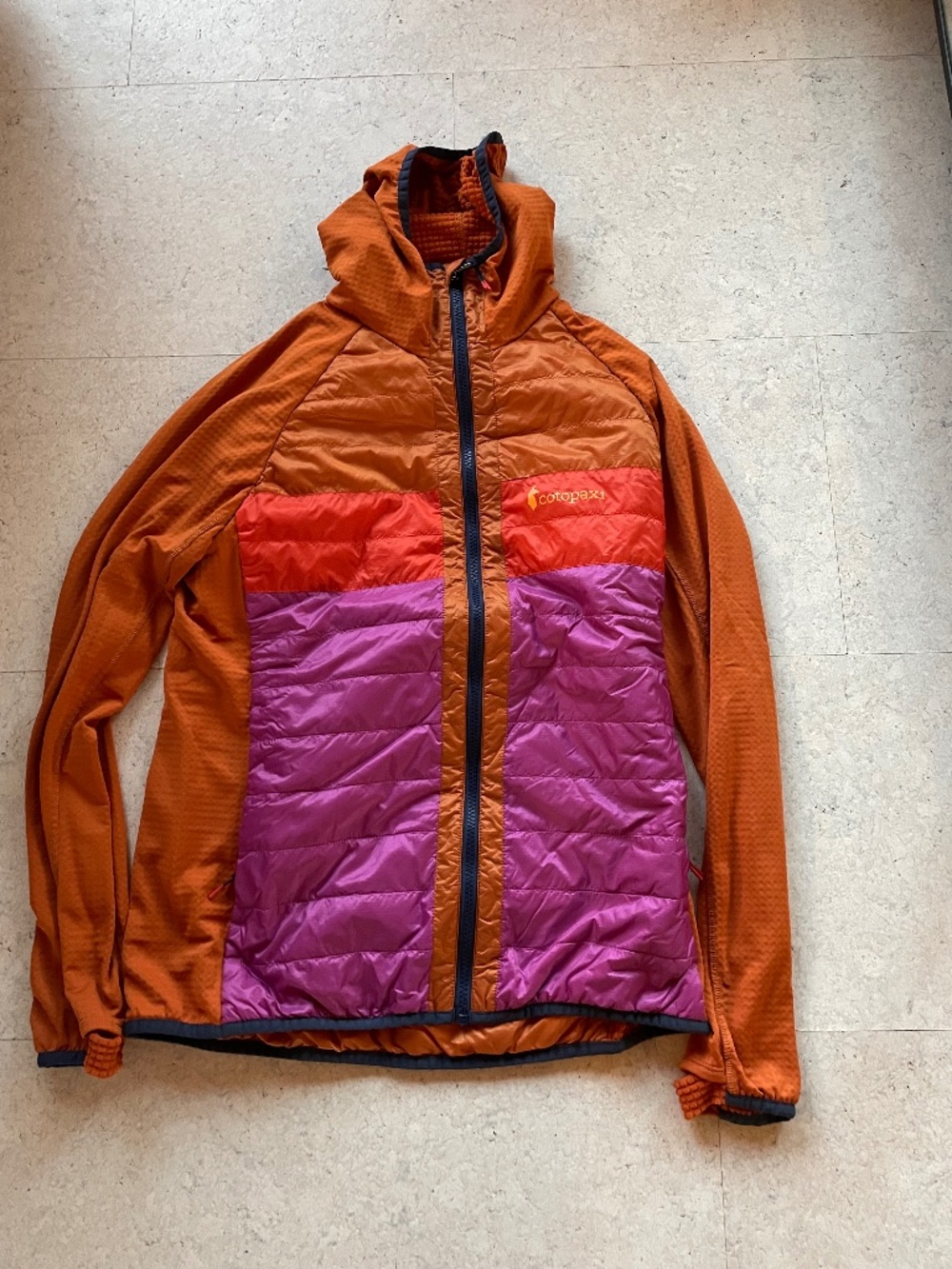 Cotopaxi Orange Zip-Up Hoodie
